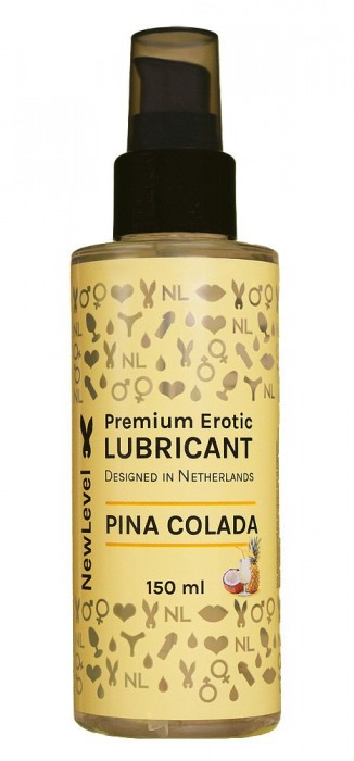 Ароматизированный лубрикант на водной основе NewLevel Pina Colada - 150 мл. - NewLevel - купить с доставкой в Иркутске