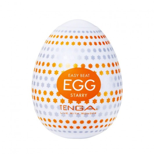 Мастурбатор-яйцо Tenga Egg Starry - Tenga - в Иркутске купить с доставкой