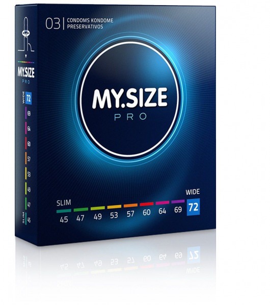 Презервативы MY.SIZE размер 72 - 3 шт. - My.Size - купить с доставкой в Иркутске