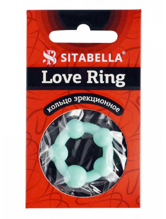 Цветное эрекционное кольцо с 5 бусинами Love Ring - Sitabella - в Иркутске купить с доставкой