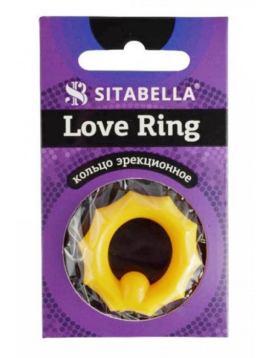 Цветное эрекционное кольцо Love Ring - Sitabella - в Иркутске купить с доставкой