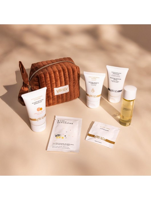 Набор YESforLOV La Trousse Enchantée в коричневой косметичке - YESforLOV - купить с доставкой в Иркутске