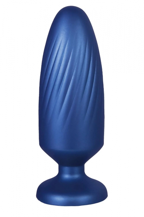 Синяя анальная пробка G Stuck Silicone Anal Plug - 13,5 см. - NMC