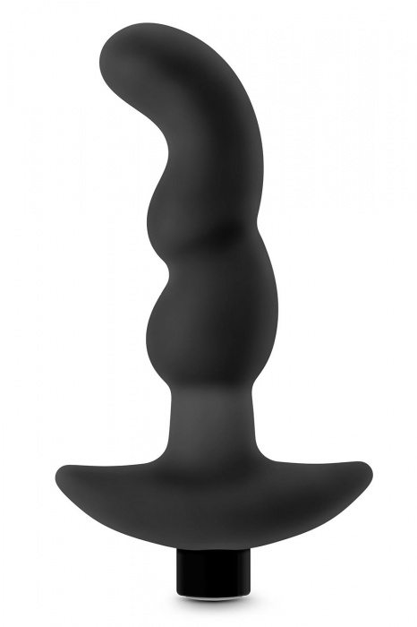 Черный вибромассажер простаты Prostate Massager 03 - 15,2 см. - Blush Novelties - в Иркутске купить с доставкой