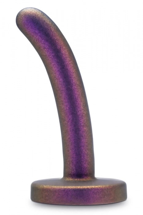 Фиолетовая насадка с гладкой поверхностью Surrender 4.75 Inch Beginner Pegging Dildo - 12 см. - Blush Novelties - купить с доставкой в Иркутске