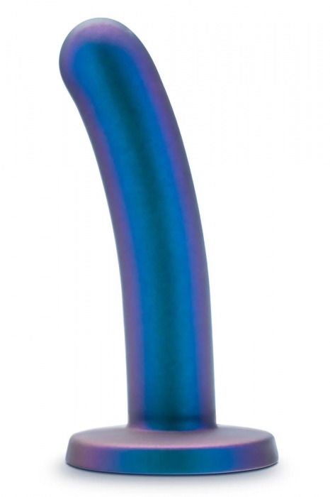 Синяя насадка с гладкой поверхностью Surrender 5.75 Inch Intermediate Pegging Dildo - 14,6 см. - Blush Novelties - купить с доставкой в Иркутске