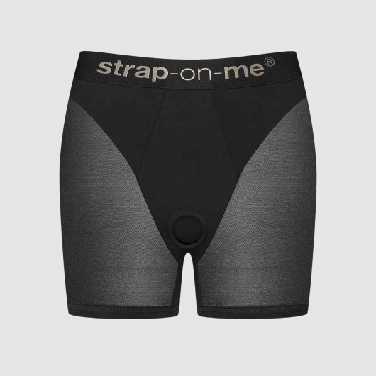 Трусики-шорты для фиксации насадок Strap-on-me Harness Lingerie Halo - size XS - Strap-on-me - купить с доставкой в Иркутске