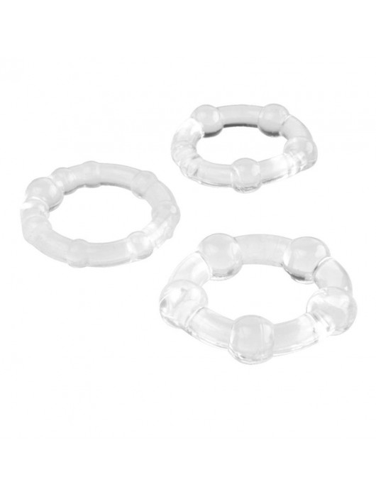 Набор из 3 эрекционных прозрачных колец - Boys of Toys - в Иркутске купить с доставкой