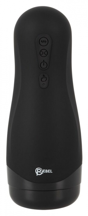 Черный вибромастурбатор с подогревом Masturbator with 3 Functions - Orion - в Иркутске купить с доставкой
