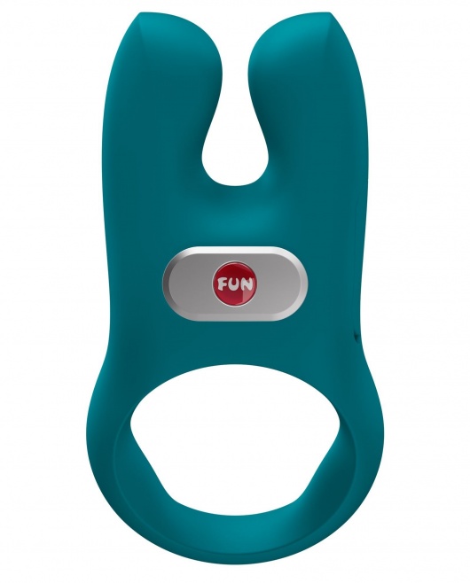 Зеленое эрекционное виброкольцо Nos - Fun Factory - в Иркутске купить с доставкой