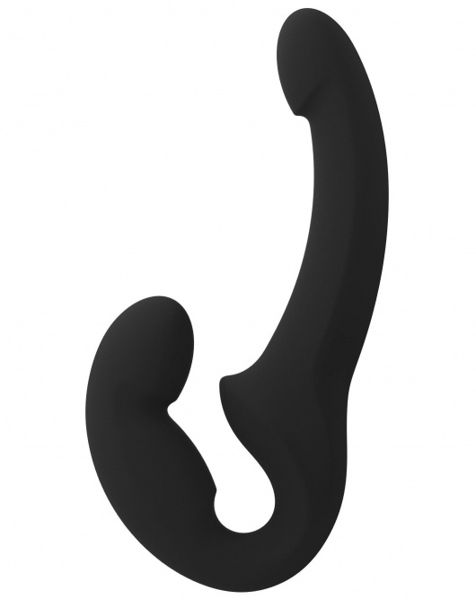 Черный безремневой страпон Share Lite - Fun Factory - купить с доставкой в Иркутске