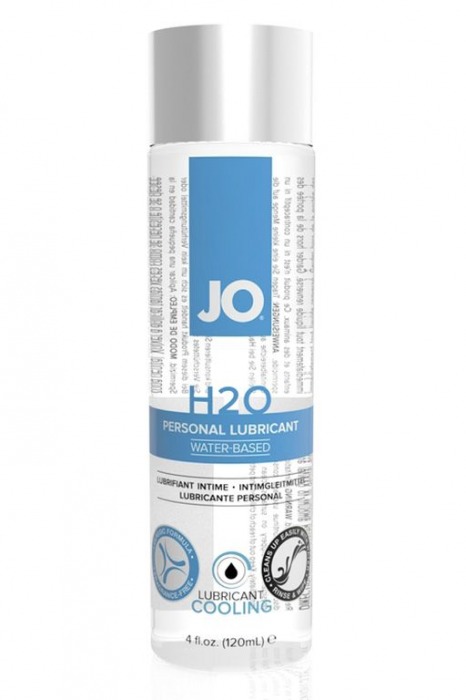 Охлаждающий лубрикант на водной основе JO Personal Lubricant H2O COOLING - 120 мл. - System JO - купить с доставкой в Иркутске