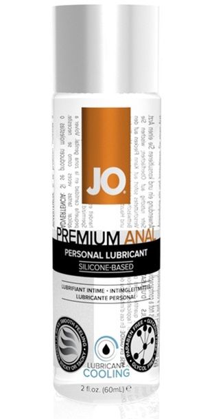 Анальный охлаждающий лубрикант на силиконовой основе JO PREMIUM ANAL COOLING - 60 мл. - System JO - купить с доставкой в Иркутске