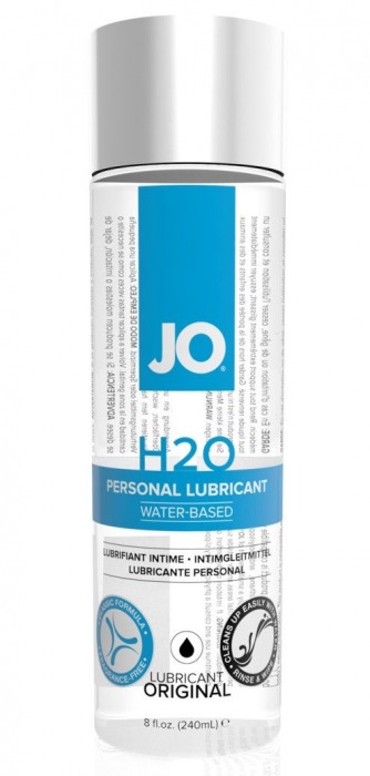Нейтральный лубрикант на водной основе JO Personal Lubricant H2O - 240 мл. - System JO - купить с доставкой в Иркутске