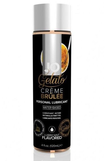 Лубрикант с ароматом крем-брюле JO GELATO CREME BRULEE - 120 мл. - System JO - купить с доставкой в Иркутске