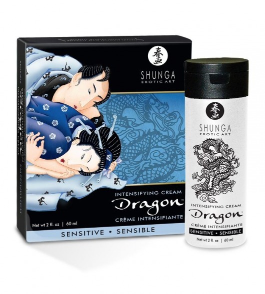 Интимный мужской крем SHUNGA DRAGON SENSITIVE - 60 мл. - Shunga - купить с доставкой в Иркутске