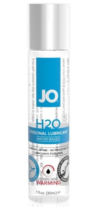 Возбуждающий лубрикант на водной основе JO Personal Lubricant H2O Warming - 30 мл. - System JO - купить с доставкой в Иркутске