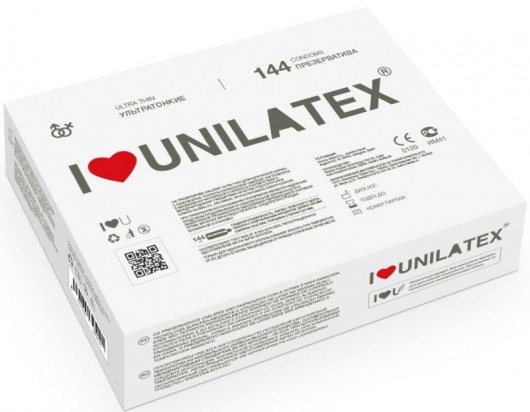 Ультратонкие презервативы Unilatex Ultra Thin - 144 шт. - Unilatex - купить с доставкой в Иркутске