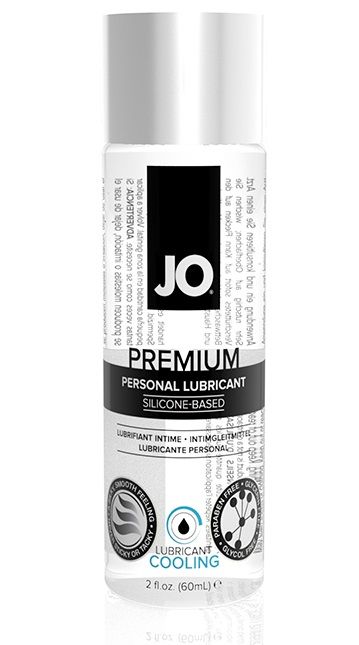 Охлаждающий лубрикант на силиконовой основе JO Personal Premium Lubricant Cooling - 60 мл. - System JO - купить с доставкой в Иркутске