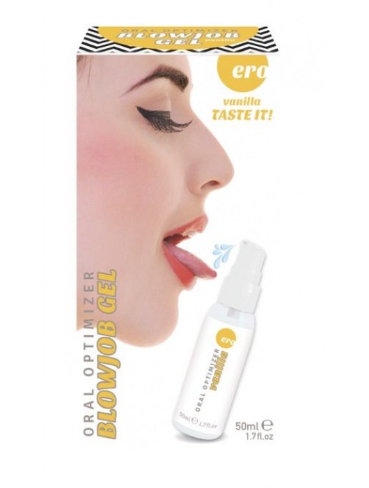 Увлажняющий гель для орального секса с ароматом ванили - 50 мл. - Ero - купить с доставкой в Иркутске