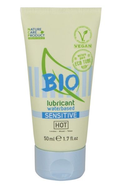 Органический лубрикант для чувствительной кожи Bio Sensitive - 50 мл. - HOT - купить с доставкой в Иркутске