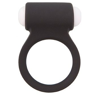 Чёрное эрекционное виброкольцо LIT-UP SILICONE STIMU RING 3 BLACK - Dream Toys - в Иркутске купить с доставкой