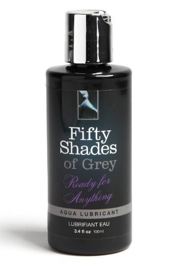 Лубрикант на водной основе Ready for Anything Aqua Lubricant - 100 мл. - Fifty Shades of Grey - купить с доставкой в Иркутске