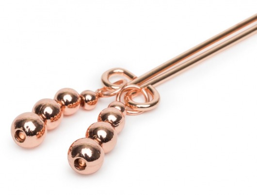 Золотистые зажимы для сосков и клитора All Sensation Nipple and Clitoral Chain - Fifty Shades of Grey - купить с доставкой в Иркутске