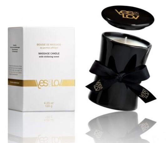 Массажная свеча Titillating Massage Candle - 120 мл. - YESforLOV - купить с доставкой в Иркутске
