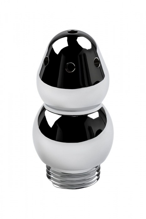 Металлический анальный душ с тремя насадками - ToyFa - купить с доставкой в Иркутске