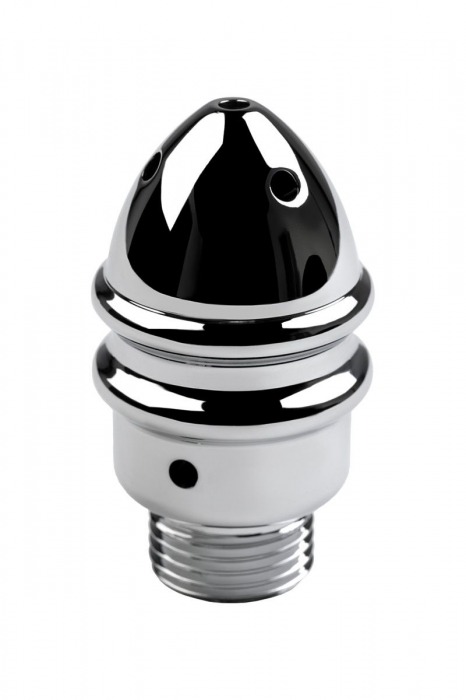 Металлический анальный душ с тремя насадками - ToyFa - купить с доставкой в Иркутске