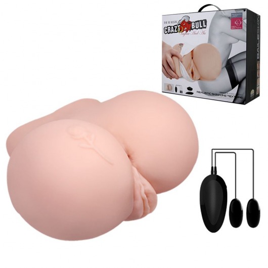 Вагина и анус с вибрацией CrazyBull Vagina and Ass - Baile - в Иркутске купить с доставкой