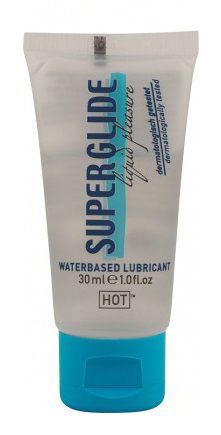 Гель-смазка на водной основе для чувствительной кожи Superglide - 30 мл. - HOT - купить с доставкой в Иркутске