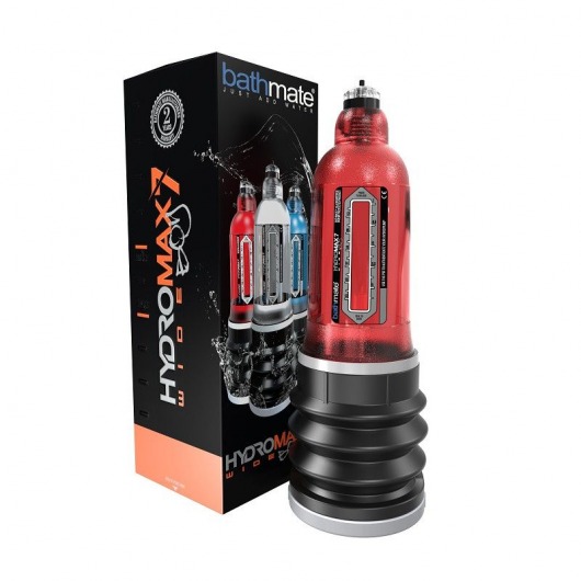 Красная гидропомпа HydroMAX7 Wide Boy - Bathmate - в Иркутске купить с доставкой