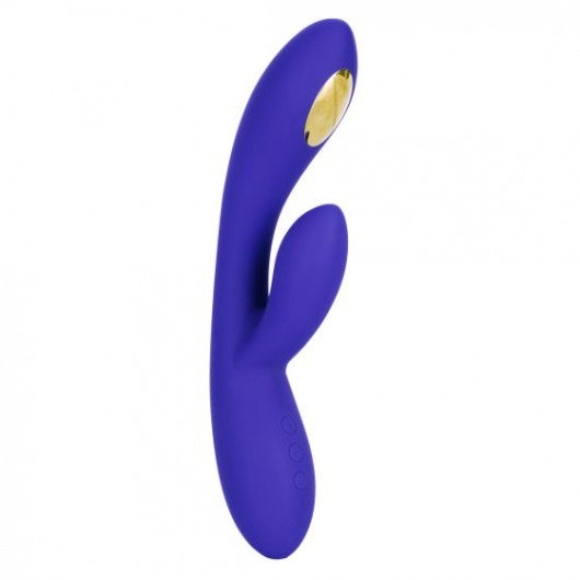 Фиолетовый вибратор с функцией электростимуляции Intimate E-Stimulator Dual Wand - 21,5 см. - California Exotic Novelties - купить с доставкой в Иркутске