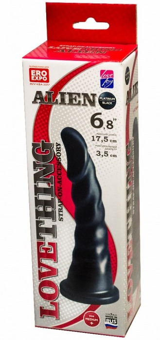 Насадка для трусиков харнесс Alien - 17,5 см. - LOVETOY (А-Полимер) - купить с доставкой в Иркутске