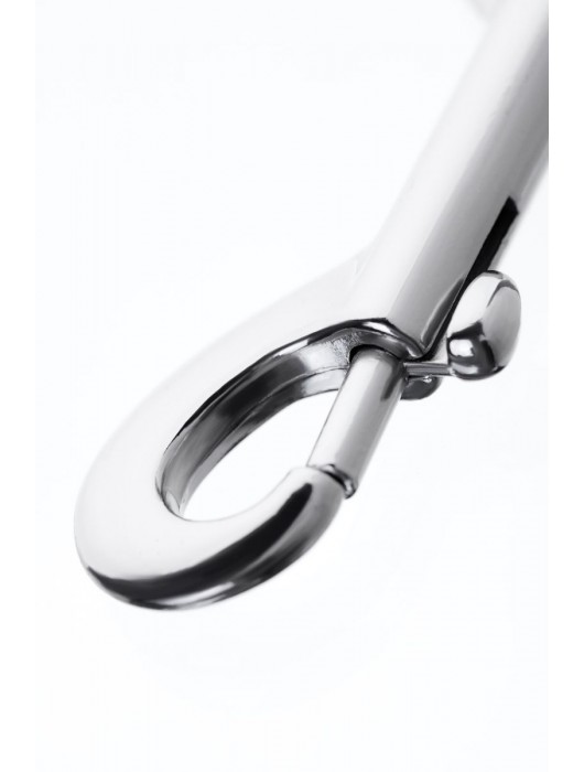 Серебристый двухсторонний карабин TOYFA Metal - ToyFa - купить с доставкой в Иркутске