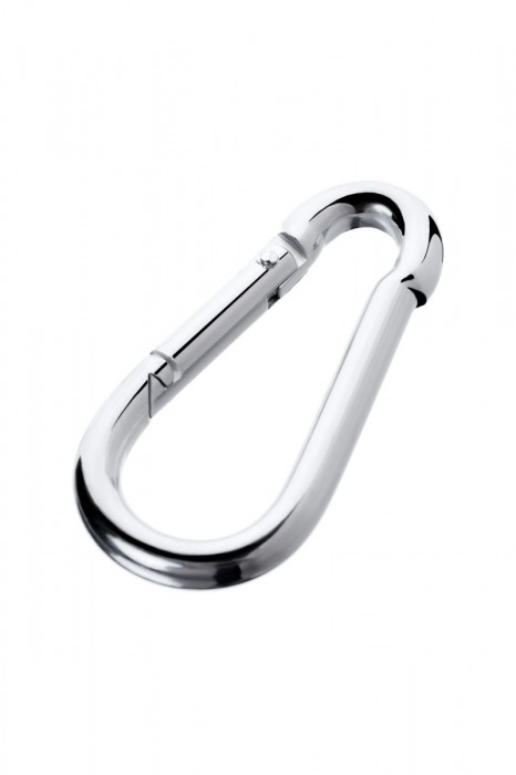 Серебристый карабин TOYFA Metal - ToyFa - купить с доставкой в Иркутске