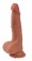 Телесный реалистичный фаллоимитатор REAL с трусиками для страпона - 19,5 см. - Real купить в Иркутске с доставкой в Orgasmix.ru Телесный реалистичный фаллоимитатор REAL с трусиками для страпона - 19,5 см. - Real - купить с доставкой в Иркутске
