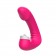 Розовый вибромассажёр с клиторальной стимуляцией - I-MOON