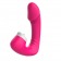 Розовый вибромассажёр с клиторальной стимуляцией - I-MOON