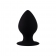 Черная анальная пробка с ограничителем - 7,5 см. - Волшебная страна
