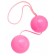 Розовые вагинальные шарики BI-BALLS - Toyfa Basic в Иркутске Розовые вагинальные шарики BI-BALLS - Toyfa Basic