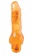 Оранжевый вибратор-реалистик JELLY JOY 7INCH 10 RHYTHMS ORANGE - 17,5 см. - Dream Toys купить в Иркутске с доставкой в Orgasmix.ru Оранжевый вибратор-реалистик JELLY JOY 7INCH 10 RHYTHMS ORANGE - 17,5 см. - Dream Toys