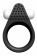 Чёрное эрекционное кольцо LIT-UP SILICONE STIMU RING 1 BLACK - Dream Toys - в Иркутске купить с доставкой Чёрное эрекционное кольцо LIT-UP SILICONE STIMU RING 1 BLACK - Dream Toys - в Иркутске купить с доставкой